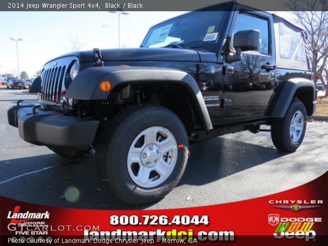 2014 Jeep Wrangler Sport 4x4 in Black