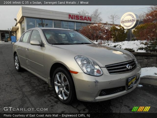 2006 Infiniti G 35 x Sedan in Serengeti Sand Metallic