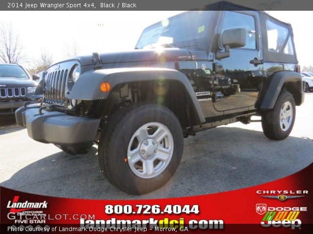 2014 Jeep Wrangler Sport 4x4 in Black