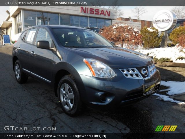 2013 Nissan Rogue S AWD in Graphite Blue