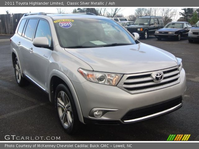 2011 Toyota Highlander Limited in Classic Silver Metallic