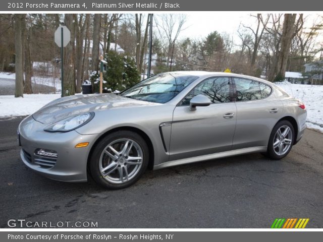 2012 Porsche Panamera 4 in Platinum Silver Metallic