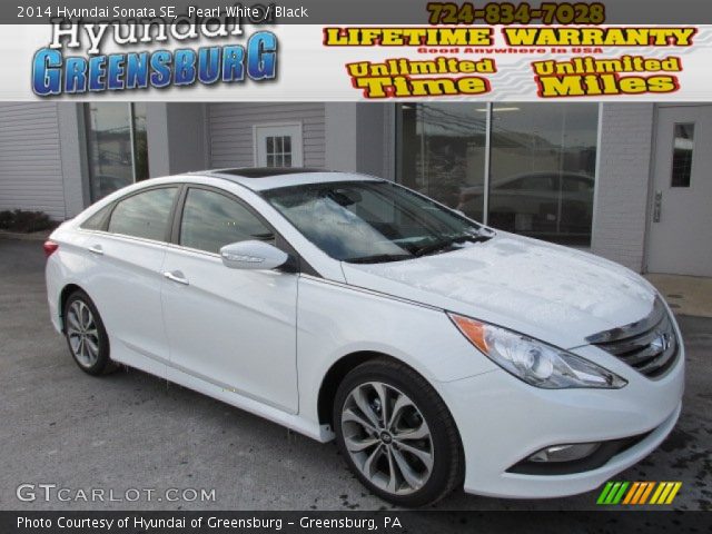 2014 Hyundai Sonata SE in Pearl White