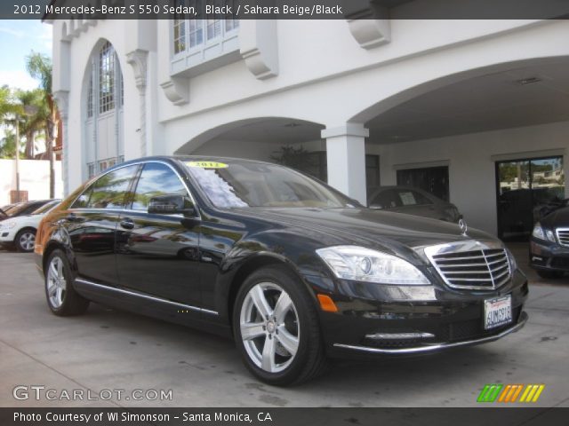 2012 Mercedes-Benz S 550 Sedan in Black