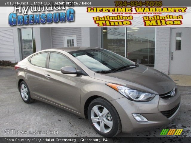 2013 Hyundai Elantra GLS in Desert Bronze