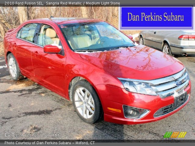 2010 Ford Fusion SEL in Sangria Red Metallic