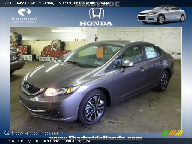 2013 Honda Civic EX Sedan in Polished Metal Metallic