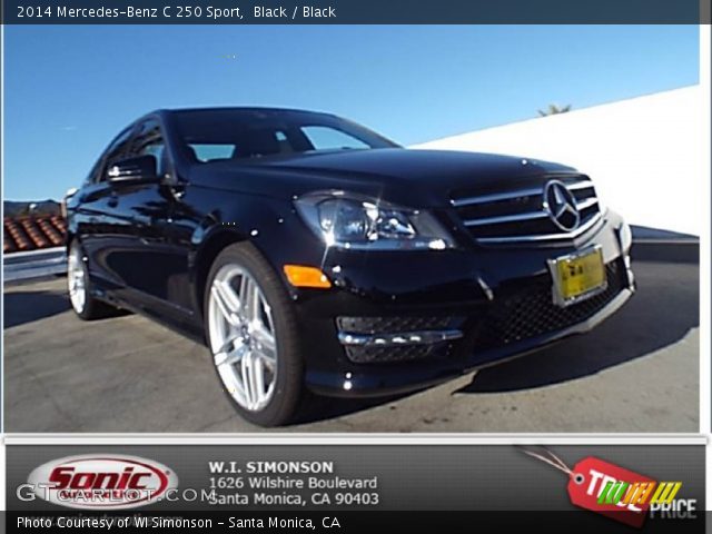 2014 Mercedes-Benz C 250 Sport in Black