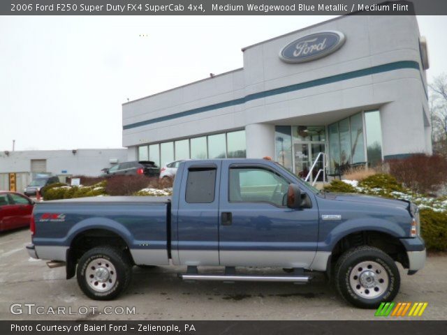 2006 Ford F250 Super Duty FX4 SuperCab 4x4 in Medium Wedgewood Blue Metallic