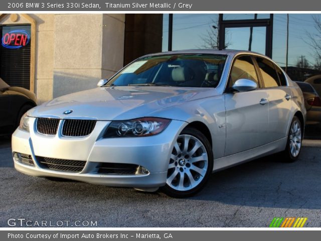 2006 BMW 3 Series 330i Sedan in Titanium Silver Metallic