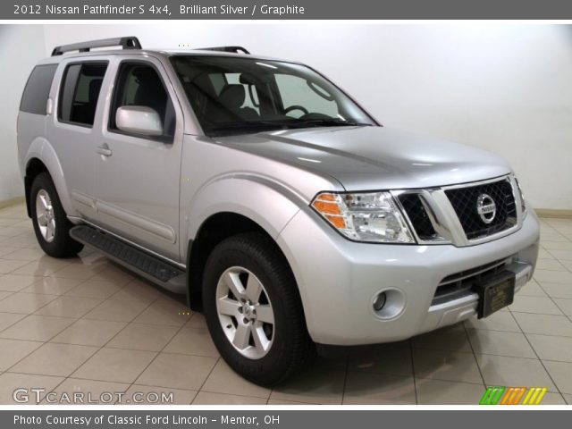 2012 Nissan Pathfinder S 4x4 in Brilliant Silver