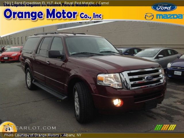 2011 Ford Expedition EL XLT 4x4 in Royal Red Metallic