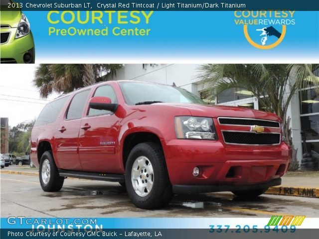 2013 Chevrolet Suburban LT in Crystal Red Tintcoat
