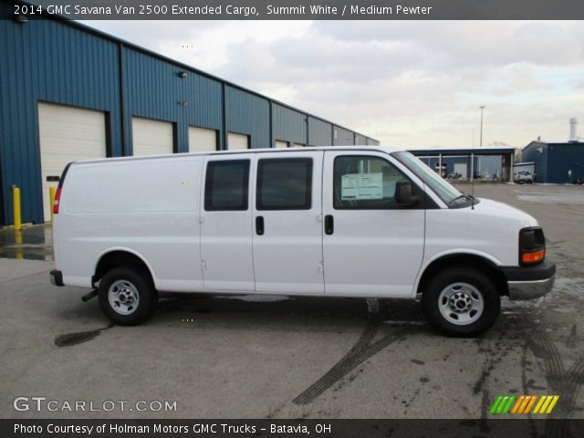 2014 GMC Savana Van 2500 Extended Cargo in Summit White