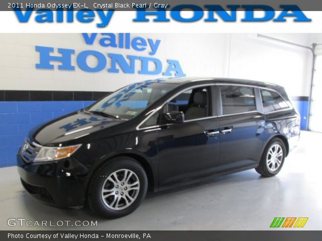 2011 Honda Odyssey EX-L in Crystal Black Pearl