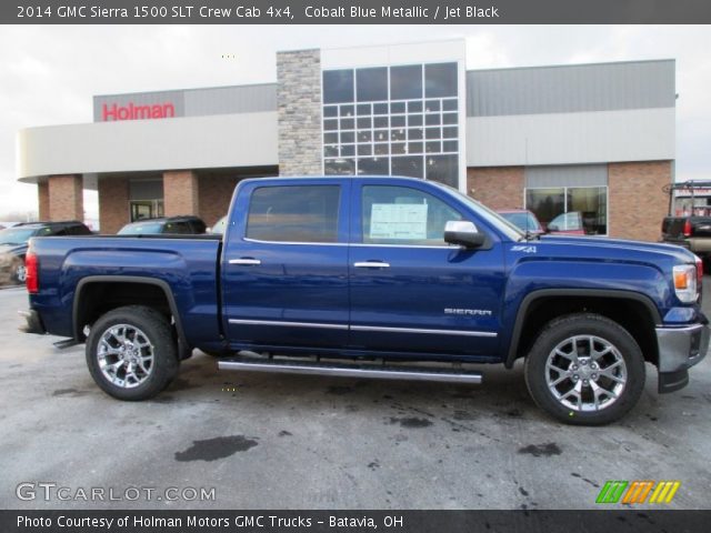 2014 GMC Sierra 1500 SLT Crew Cab 4x4 in Cobalt Blue Metallic