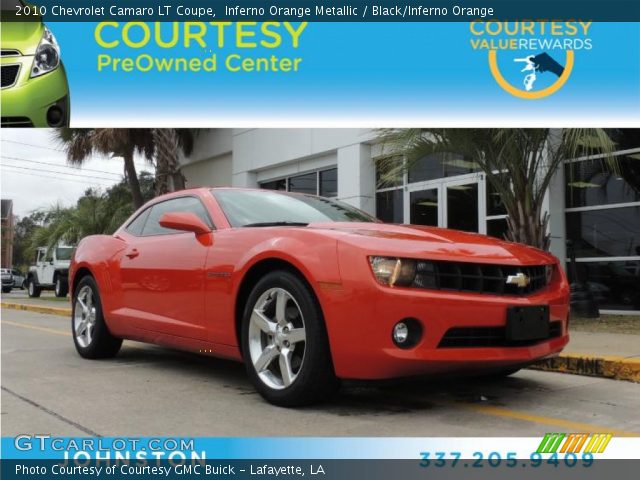 2010 Chevrolet Camaro LT Coupe in Inferno Orange Metallic