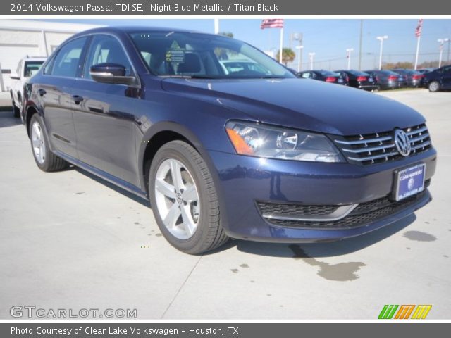 2014 Volkswagen Passat TDI SE in Night Blue Metallic