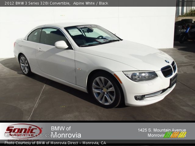 2012 BMW 3 Series 328i Convertible in Alpine White