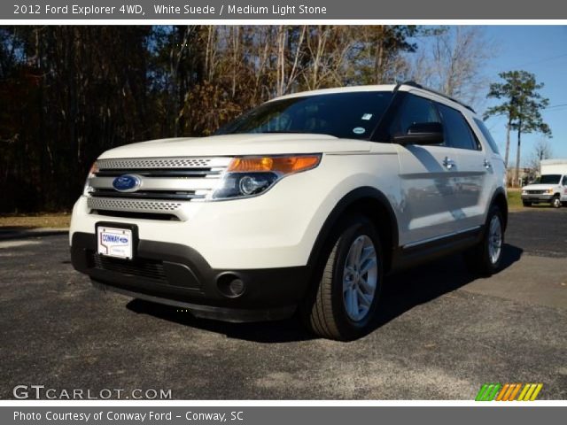 2012 Ford Explorer 4WD in White Suede