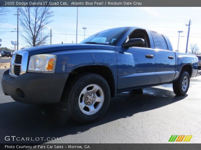 2005 Dodge Dakota ST Quad Cab in Atlantic Blue Pearl