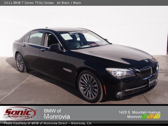 2011 BMW 7 Series 750Li Sedan in Jet Black