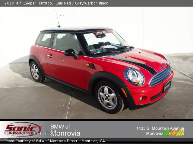 2010 Mini Cooper Hardtop in Chili Red