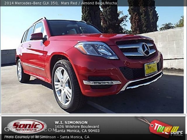 2014 Mercedes-Benz GLK 350 in Mars Red