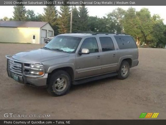 2000 Chevrolet Suburban 1500 LT 4x4 in Medium Charcoal Gray Metallic