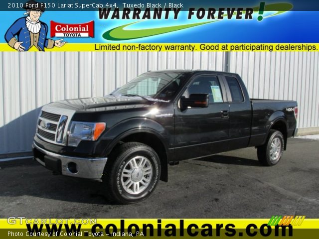 2010 Ford F150 Lariat SuperCab 4x4 in Tuxedo Black