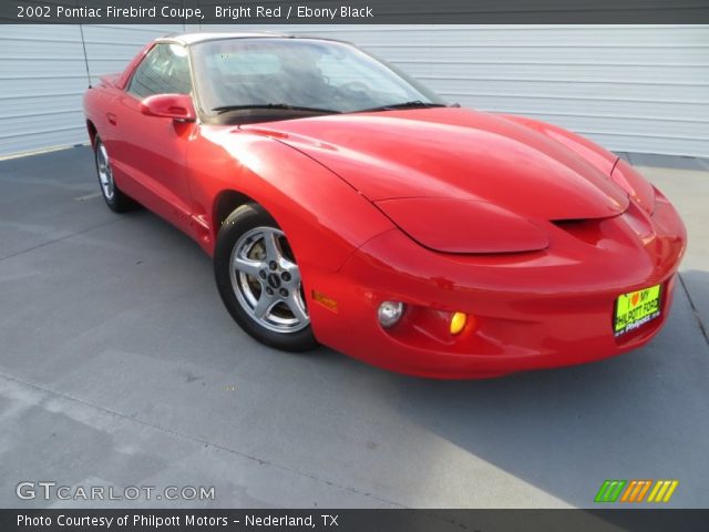2002 Pontiac Firebird Coupe in Bright Red