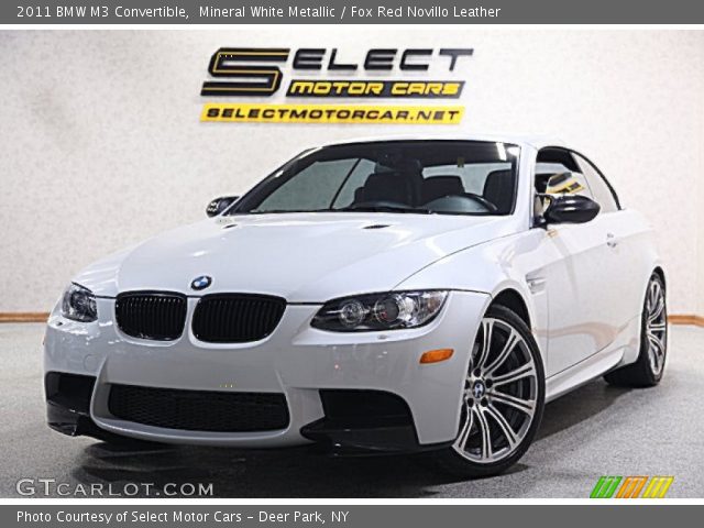 2011 BMW M3 Convertible in Mineral White Metallic