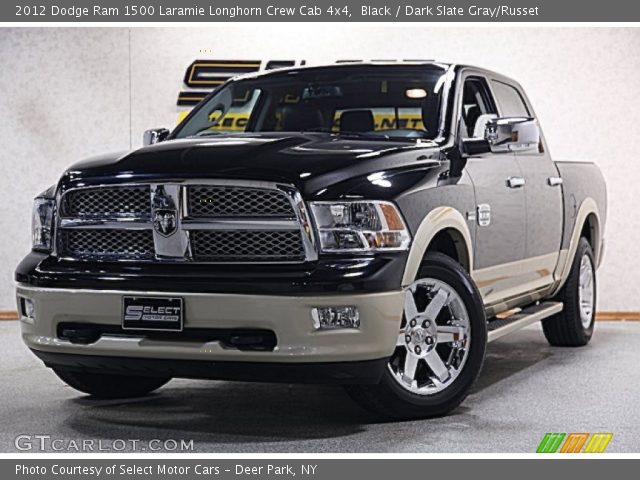 2012 Dodge Ram 1500 Laramie Longhorn Crew Cab 4x4 in Black