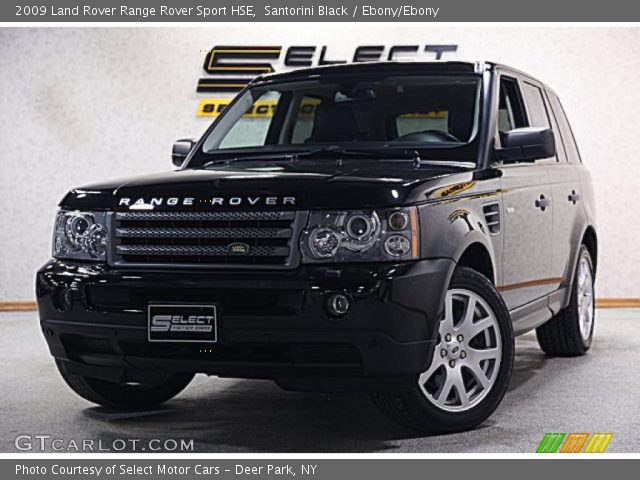 2009 Land Rover Range Rover Sport HSE in Santorini Black