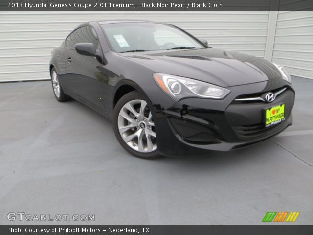 2013 Hyundai Genesis Coupe 2.0T Premium in Black Noir Pearl