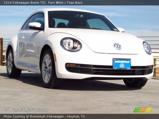 2014 Volkswagen Beetle TDI in Pure White