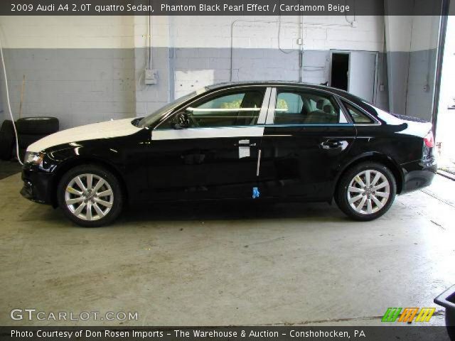 2009 Audi A4 2.0T quattro Sedan in Phantom Black Pearl Effect