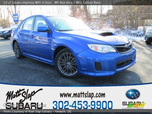 2012 Subaru Impreza WRX 4 Door in WR Blue Mica