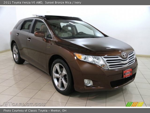 2011 Toyota Venza V6 AWD in Sunset Bronze Mica