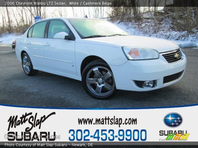 2006 Chevrolet Malibu LTZ Sedan in White