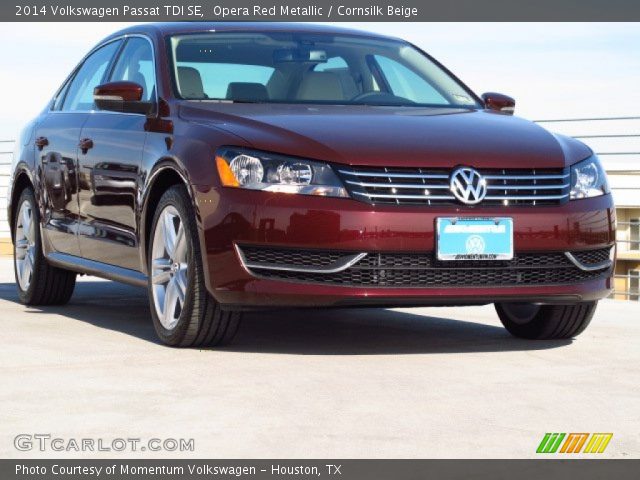 2014 Volkswagen Passat TDI SE in Opera Red Metallic