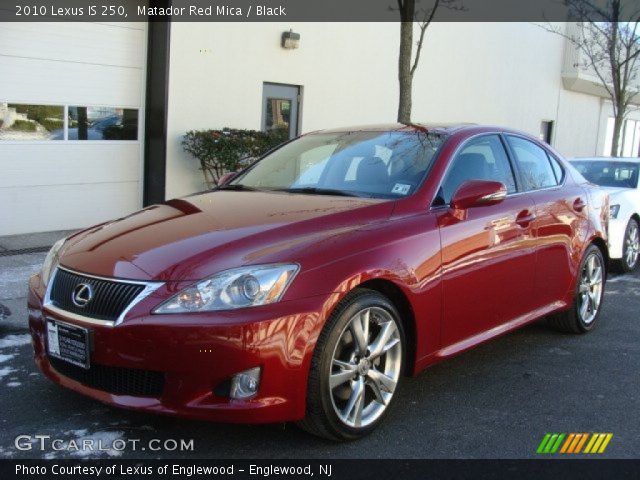 2010 Lexus IS 250 in Matador Red Mica
