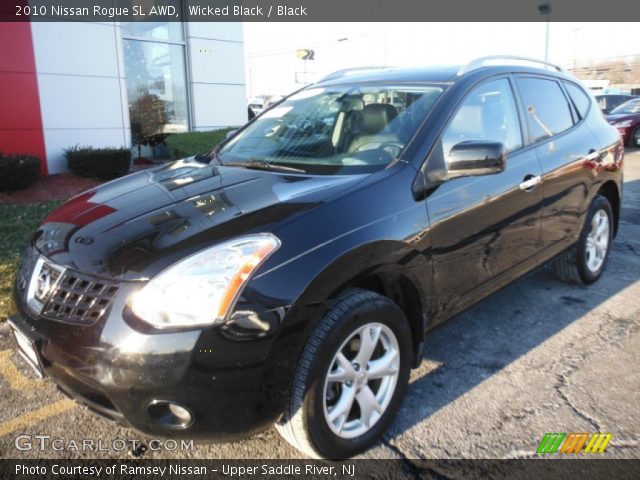 2010 Nissan Rogue SL AWD in Wicked Black