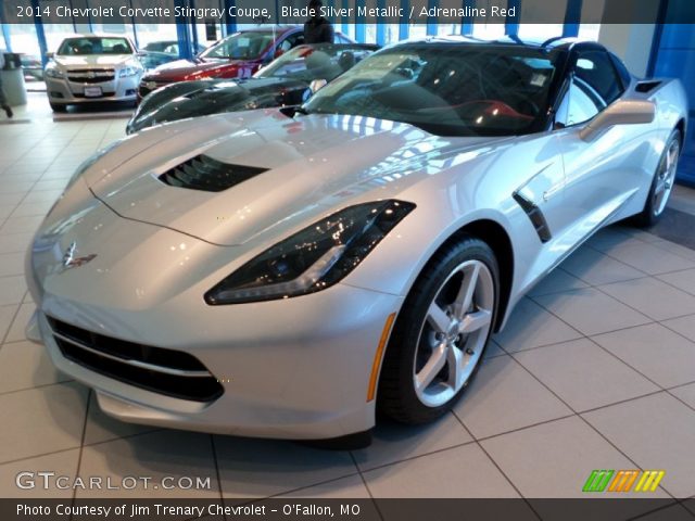 2014 Chevrolet Corvette Stingray Coupe in Blade Silver Metallic