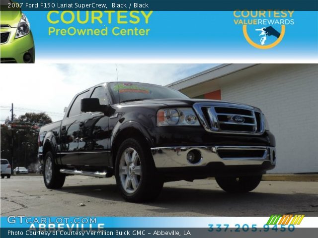 2007 Ford F150 Lariat SuperCrew in Black