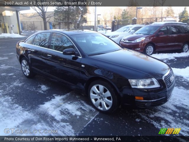 2007 Audi A6 4.2 quattro Sedan in Brilliant Black