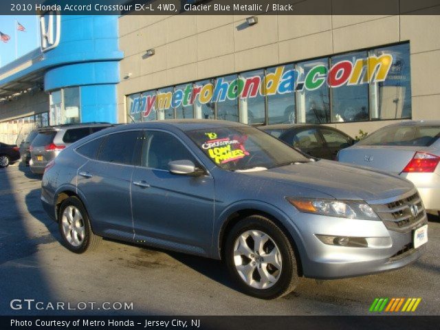 2010 Honda Accord Crosstour EX-L 4WD in Glacier Blue Metallic