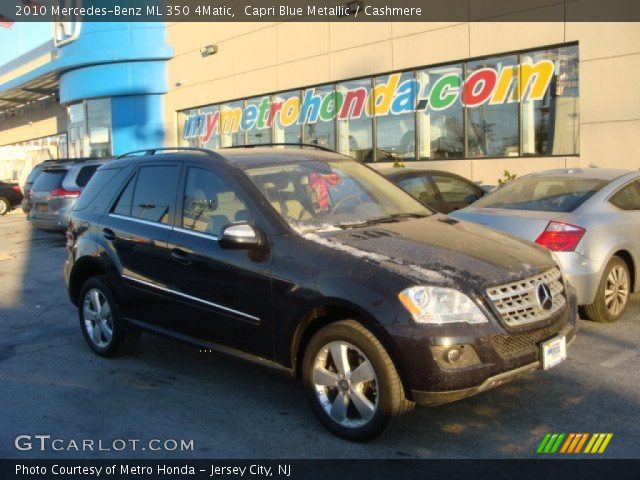 2010 Mercedes-Benz ML 350 4Matic in Capri Blue Metallic