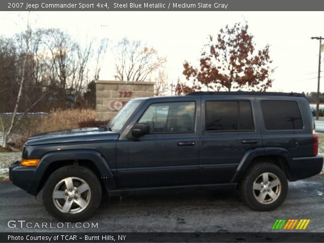 2007 Jeep Commander Sport 4x4 in Steel Blue Metallic