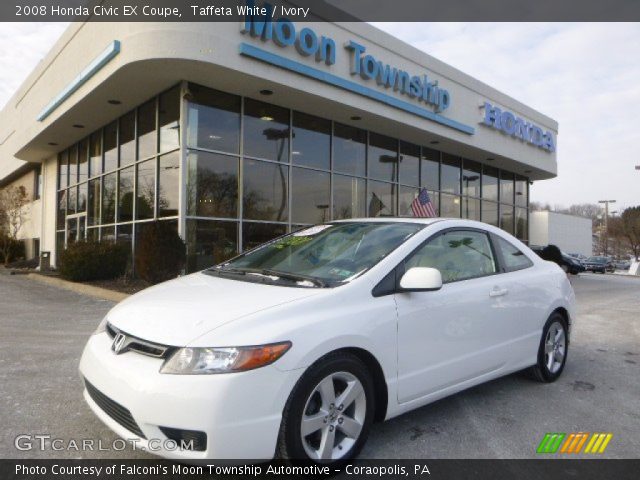 2008 Honda Civic EX Coupe in Taffeta White